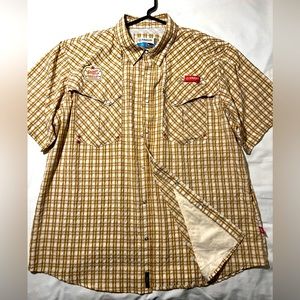 Magellan X Shiner Pecos River s/s mens XL fishing shirt